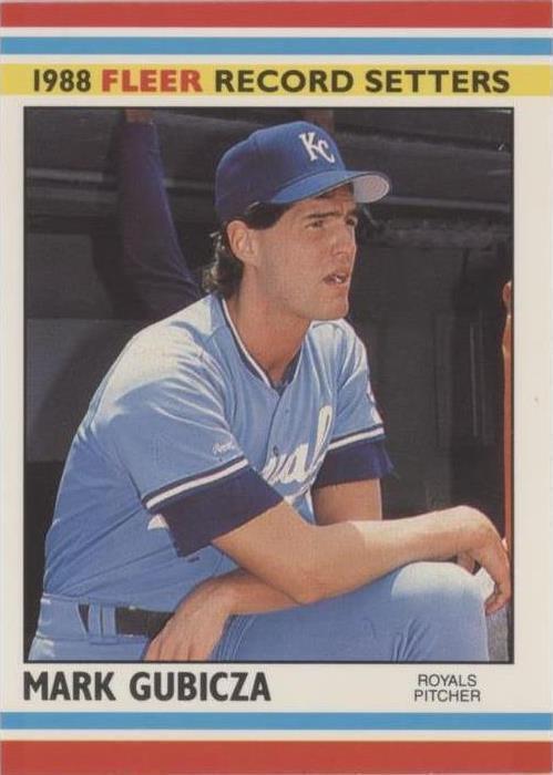 Fleer Baseball Record Setters 1988 - Mark Gubicza #15