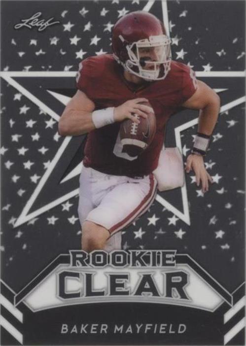 Leaf Clear Rookies Baker Mayfield 2018 #RC-02