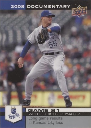 2008 Upper Deck Documentary - Gil Meche #2831