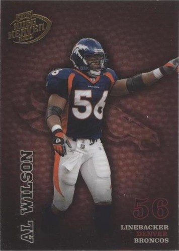 2003 Playoff Hogg Heaven Al Wilson #51