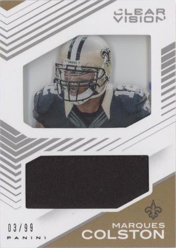2015 Panini Clear Vision Marques Colston #CJ-MC