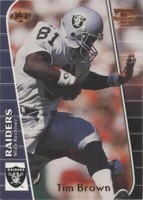 1999 Collector's Edge Triumph Tim Brown #T28