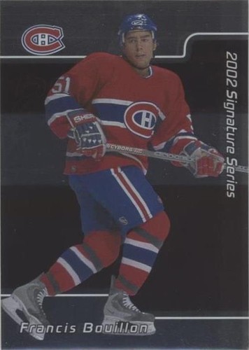 2001-02 In the Game Be A Player Signature Series - Francis Bouillon #188
