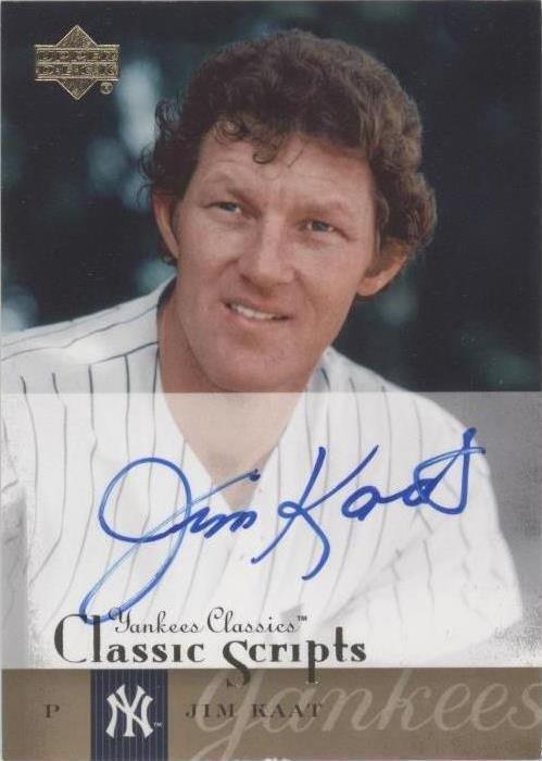 2004 Upper Deck Yankees Classics - Jim Kaat #AU-33