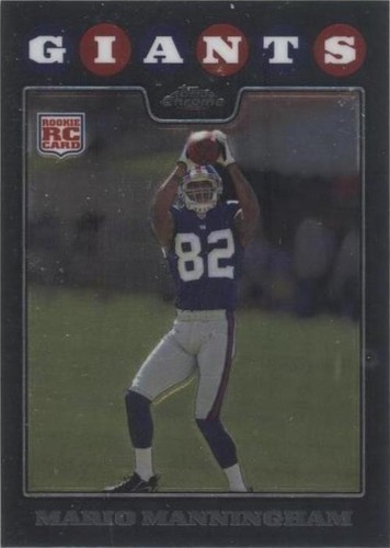 2008 Topps Chrome Mario Manningham #TC201