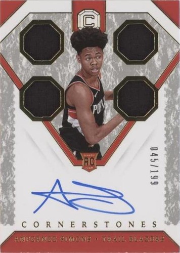 2018-19 Panini Cornerstones - Anfernee Simons #172