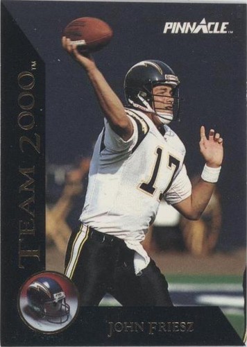 1992 Pinnacle John Friesz #18