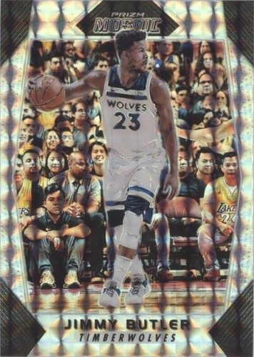 Jimmy Butler 2017-18 Panini Prizm Green Pulsar Prizm /25 #84