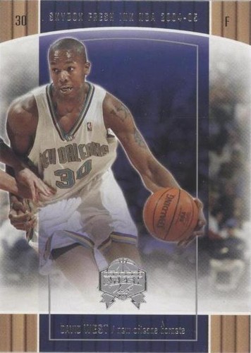2004-05 Skybox Fresh Ink - David West #58