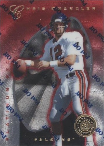 1997 Pinnacle Totally Certified Chris Chandler #87
