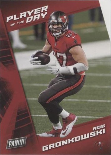 2021 Panini Player of the Day Rob Gronkowski #17