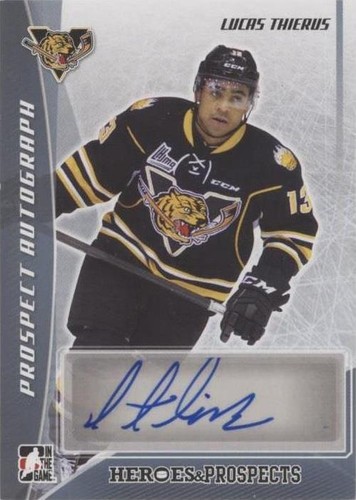 2016-17 Leaf In the Game Heroes & Prospects - Lucas Thierus #PA-LT1