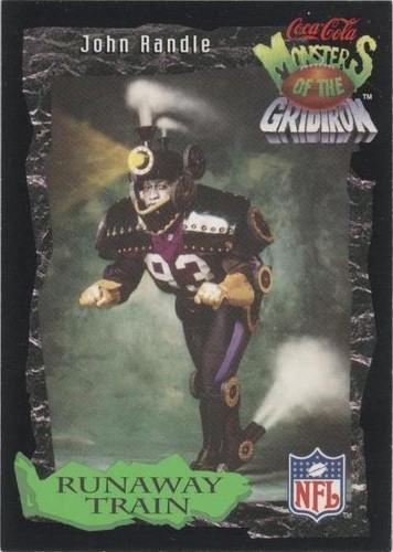 1994 Classic Pro Line Live Coca-Cola Monsters of the Gridiron John Randle #19