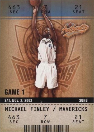2002-03 Fleer Authentix - Michael Finley #12