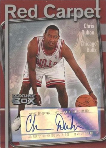 2004-05 Topps Luxury Box - Chris Duhon #RC-CD