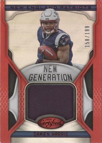 2019 Panini Certified Damien Harris #NG-DHA