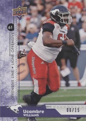 2018 Upper Deck CFL Ucambre Williams #17