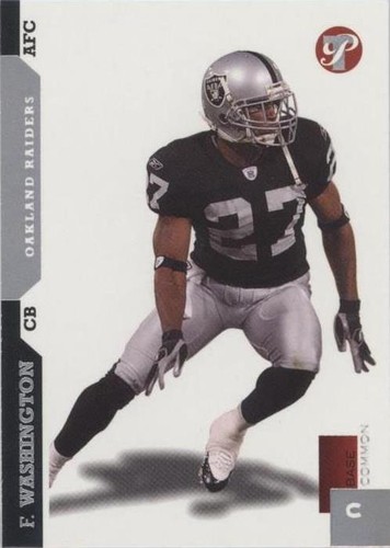 2005 Topps Pristine Fabian Washington #84