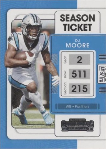 2021 Panini Contenders D.J. Moore #14