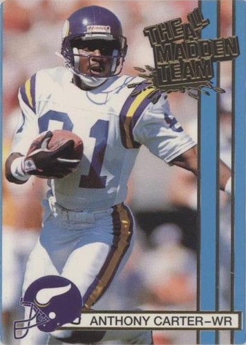 1990 Action Packed The All-Madden Team Anthony Carter #30