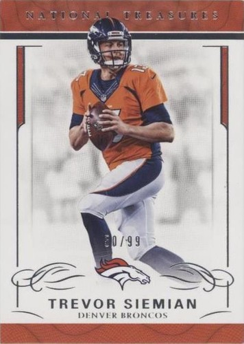 2016 Panini National Treasures Trevor Siemian #29