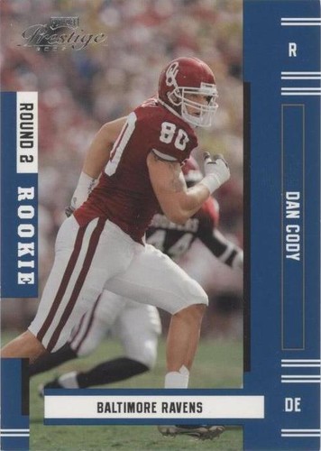 2005 Playoff Prestige Dan Cody #217