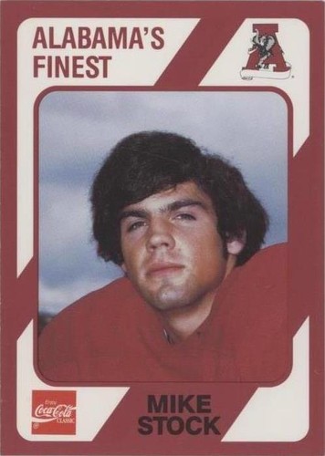 1989 Collegiate Collection Alabama Crimson Tide Mike Stock #545