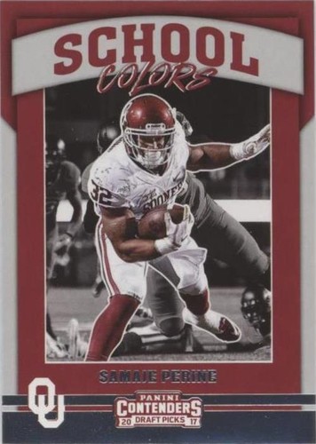2017 Panini Contenders Draft Picks Samaje Perine #18