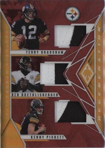2022 Panini Phoenix Ben Roethlisberger Kenny Pickett Terry Bradshaw #REGEN-1