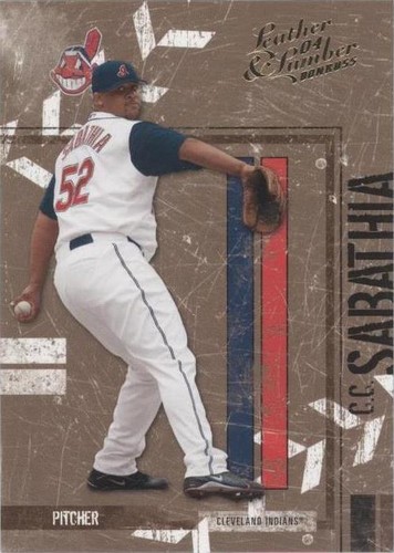 2004 Donruss Leather & Lumber - C.C. Sabathia #44