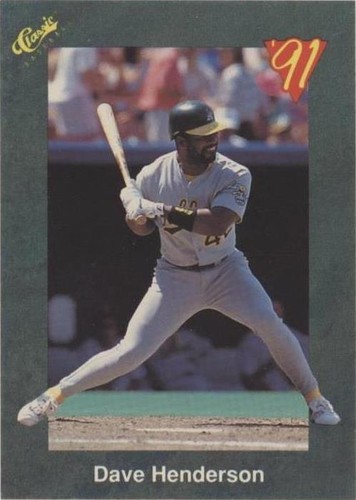1991 Classic Update Green Travel Edition - Dave Henderson #T36