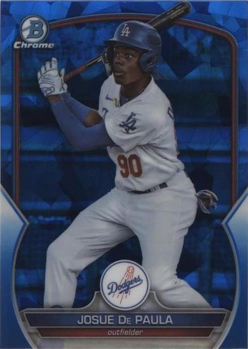 2023 Bowman Sapphire Chrome Josue De Paula Yellow Refractor #BDC 