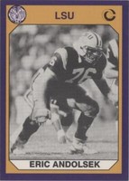 1990 Collegiate Collection LSU Tigers Eric Andolsek #99