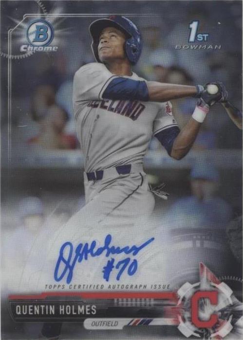 2017 Bowman Draft - Quentin Holmes #CDA-QH