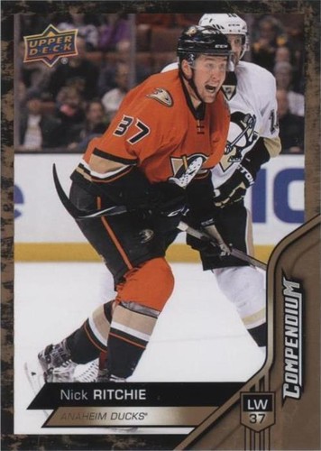 2016-17 Upper Deck Compendium - Nick Ritchie #9