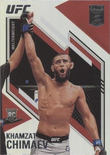 Carte UFC Panini Chronicles 2021 #174 Khamzat Chimaev (RC) OR 7/8 - Rare Near Mint