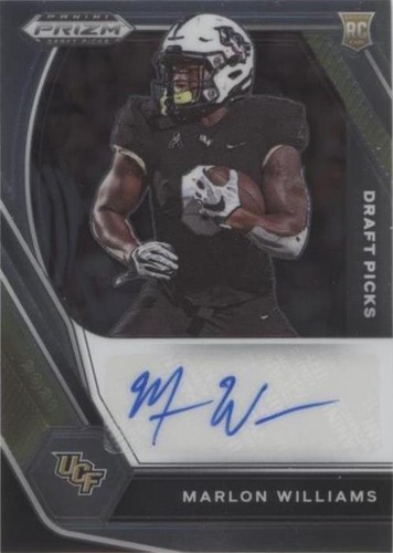 2021 Panini Prizm Draft Picks Marlon Williams #DPA-MWI