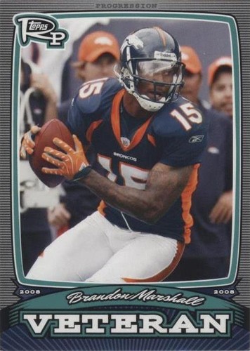 2008 Topps Rookie Progression Brandon Marshall #PV-BM