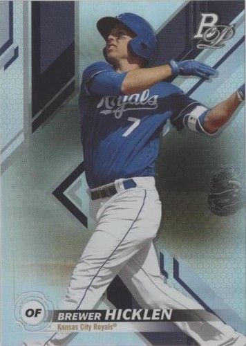 2019 Bowman Platinum - Brewer Hicklen #TOP-46