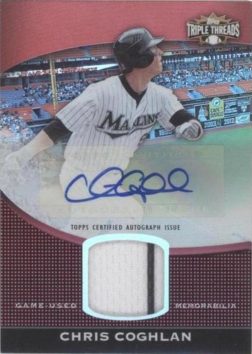 2011 Topps Triple Threads - Chris Coghlan #TTUAR-37