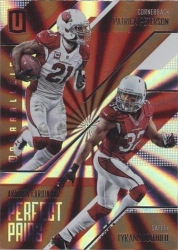 2016 Panini Unparalleled Patrick Peterson Tyrann Mathieu #PP-1
