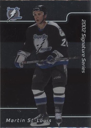 2001-02 In the Game Be A Player Signature Series - Martin St. Louis #049