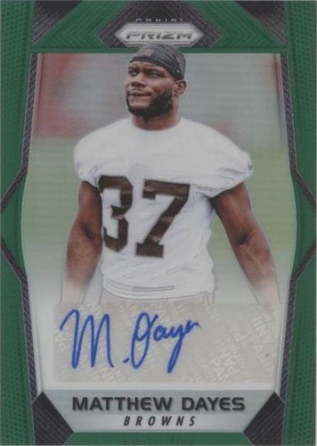 2017 Panini Prizm Matthew Dayes #RA-MD