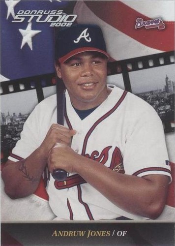 2002 Donruss Studio - Andruw Jones #156