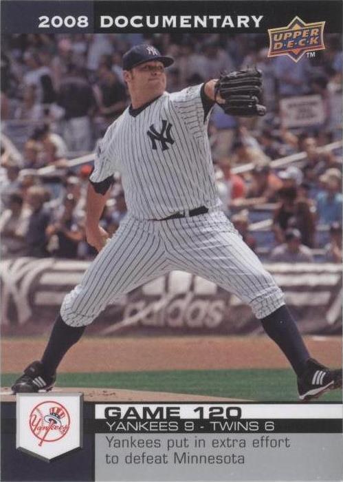 Documental Upper Deck 2008 - Joba Chamberlain #3596