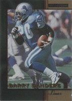 1996 Score Board NFL Lasers Barry Sanders #4