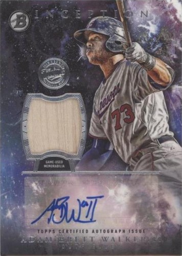 2016 Bowman Inception - Adam Walker #IAR-AW