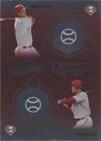 2002 Playoff Absolute Memorabilia - Pat Burrell Scott Rolen #TT-23