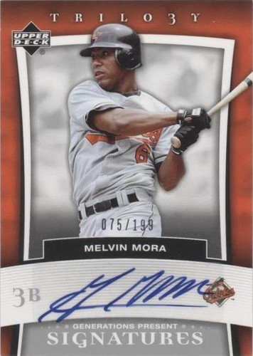 2005 Upper Deck Trilogy - Melvin Mora #PR-ME