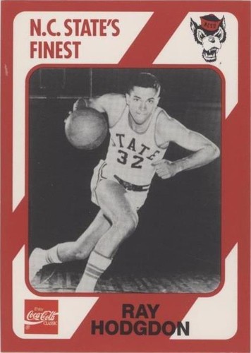 1989 Collegiate Collection North Carolina State Wolfpack - Ray Hodgdon #135